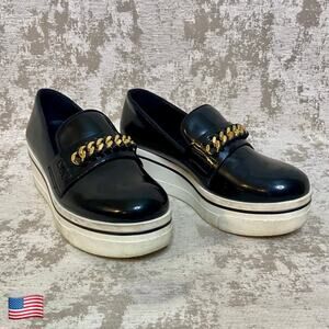 Stella McCartney Binx Vegan Leather Platform Sneaker in Black